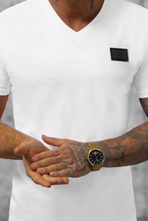 Мъжка тениска FEVERGO WHITE, Цвят: бял, IVET.BG - Твоят онлайн бутик.