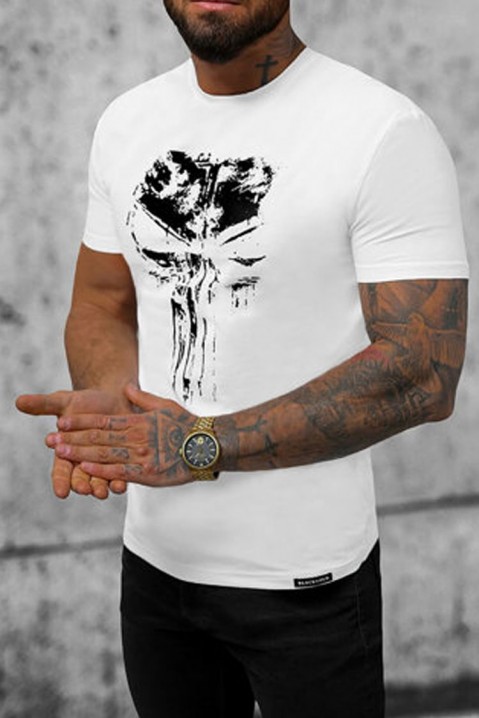 Мъжка тениска MEFROZO WHITE, Цвят: бял, IVET.BG - Твоят онлайн бутик.