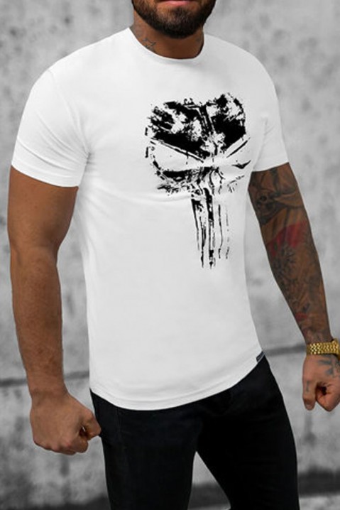 Мъжка тениска MEFROZO WHITE, Цвят: бял, IVET.BG - Твоят онлайн бутик.