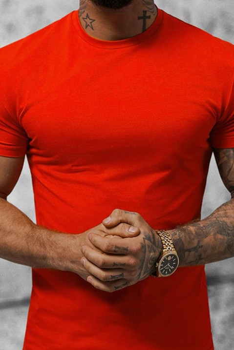 Мъжка тениска DILENFO RED, Цвят: червен, IVET.BG - Твоят онлайн бутик.