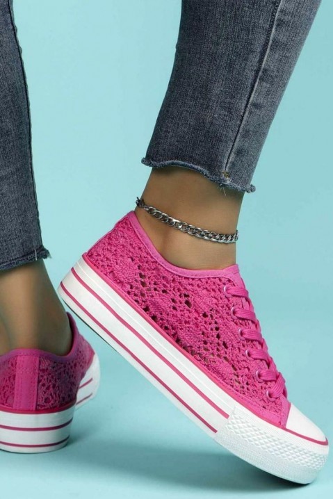 Дамски кецове LACY FUCHSIA, Цвят: фуксия, IVET.BG - Твоят онлайн бутик.