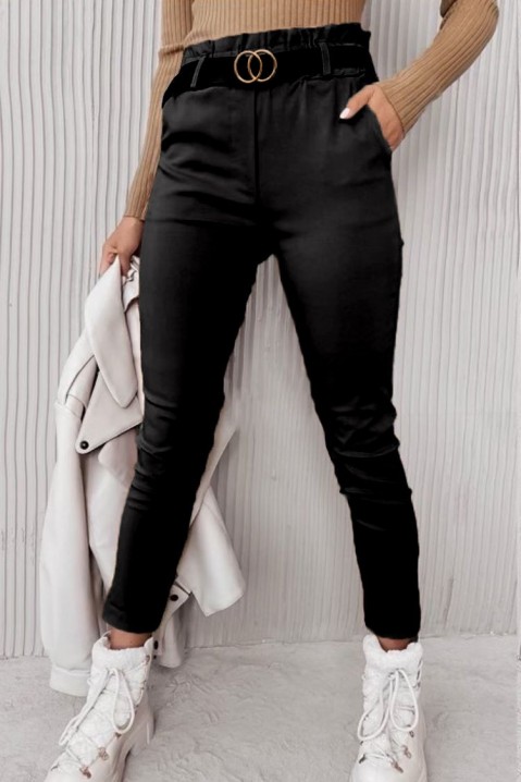 Панталон BONTENA BLACK, Цвят: черен, IVET.BG - Твоят онлайн бутик.