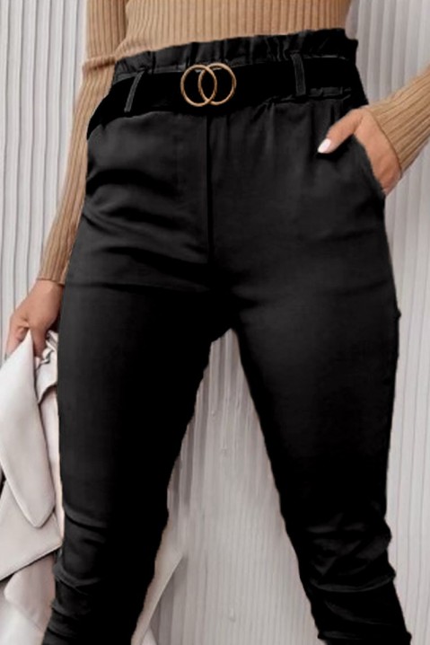 Панталон BONTENA BLACK, Цвят: черен, IVET.BG - Твоят онлайн бутик.