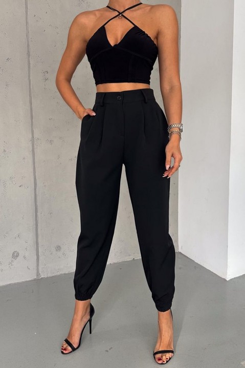 Панталон RENIETA BLACK, Цвят: черен, IVET.BG - Твоят онлайн бутик.