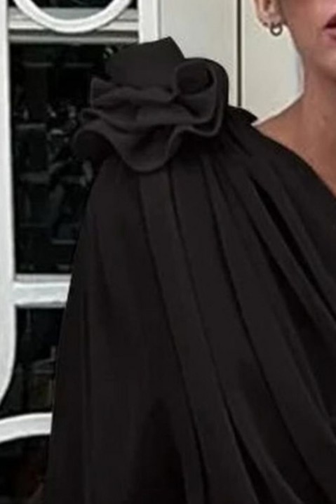 Дамска блуза AMOLSINA BLACK, Цвят: черен, IVET.BG - Твоят онлайн бутик.