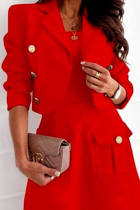Комплект AMONSITA RED, Цвят: червен, IVET.BG - Твоят онлайн бутик.