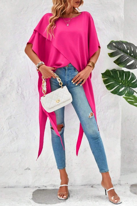 Дамска блуза DULERDA, Цвят: цикламено, IVET.BG - Твоят онлайн бутик.