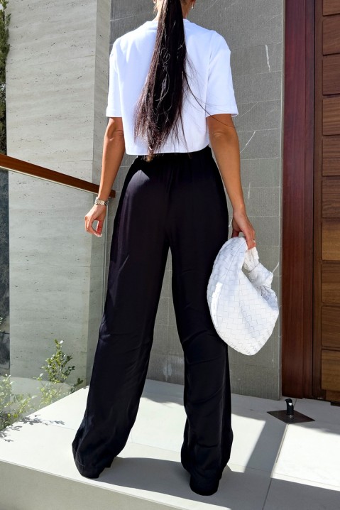 Панталон RONGELSA BLACK, Цвят: черен, IVET.BG - Твоят онлайн бутик.
