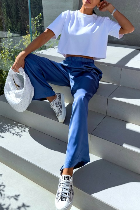 Панталон RONGELSA BLUE, Цвят: син, IVET.BG - Твоят онлайн бутик.