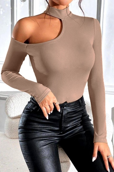 Дамска блуза NIENTA BEIGE, Цвят: беж, IVET.BG - Твоят онлайн бутик.