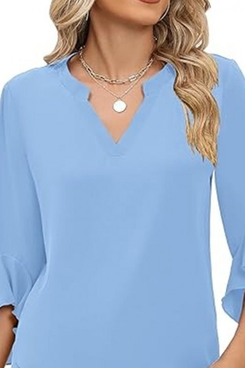 Дамска блуза PENTERA SKY, Цвят: светлосин, IVET.BG - Твоят онлайн бутик.