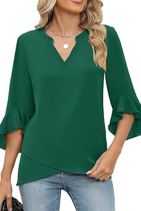 Дамска блуза PENTERA GREEN, Цвят: зелен, IVET.BG - Твоят онлайн бутик.