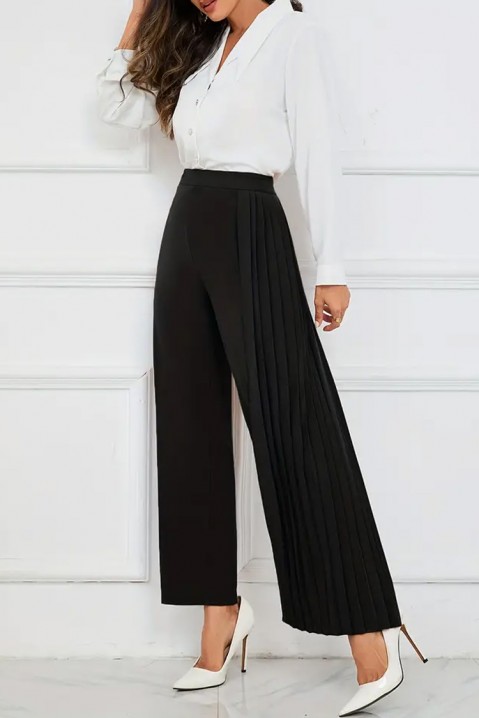 Панталон ACELORA BLACK, Цвят: черен, IVET.BG - Твоят онлайн бутик.