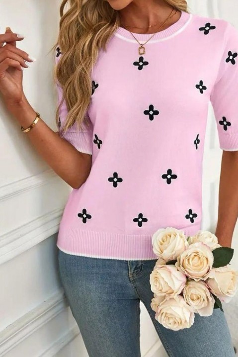 Дамска блуза STELORA PINK, Цвят: розов, IVET.BG - Твоят онлайн бутик.