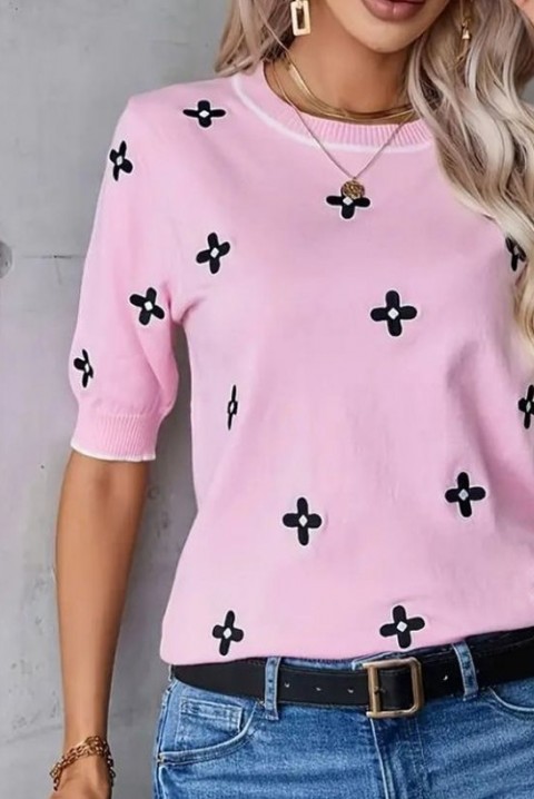 Дамска блуза STELORA PINK, Цвят: розов, IVET.BG - Твоят онлайн бутик.