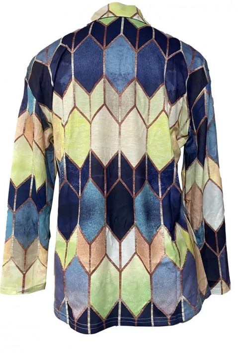 Дамска блуза NERDOMSA GREEN, Цвят: многоцветен, IVET.BG - Твоят онлайн бутик.