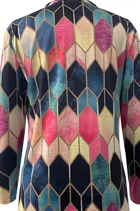 Дамска блуза NERDOMSA PINK, Цвят: многоцветен, IVET.BG - Твоят онлайн бутик.