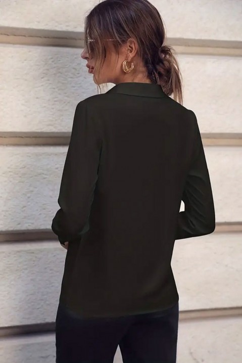 Дамска риза LENALDA BLACK, Цвят: черен, IVET.BG - Твоят онлайн бутик.