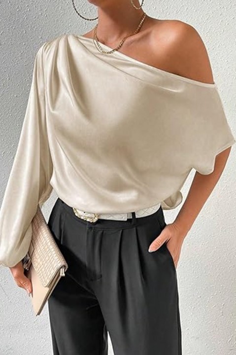 Дамска блуза BLUMELDA ECRU, Цвят: екрю, IVET.BG - Твоят онлайн бутик.