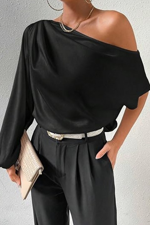 Дамска блуза BLUMELDA BLACK, Цвят: черен, IVET.BG - Твоят онлайн бутик.