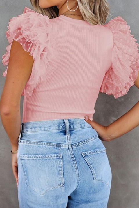 Тениска BEATILFA PINK, Цвят: розов, IVET.BG - Твоят онлайн бутик.