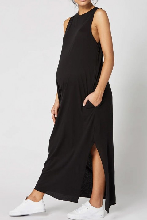 Рокля за бременни MILTEDA, Цвят: черен, IVET.BG - Твоят онлайн бутик.