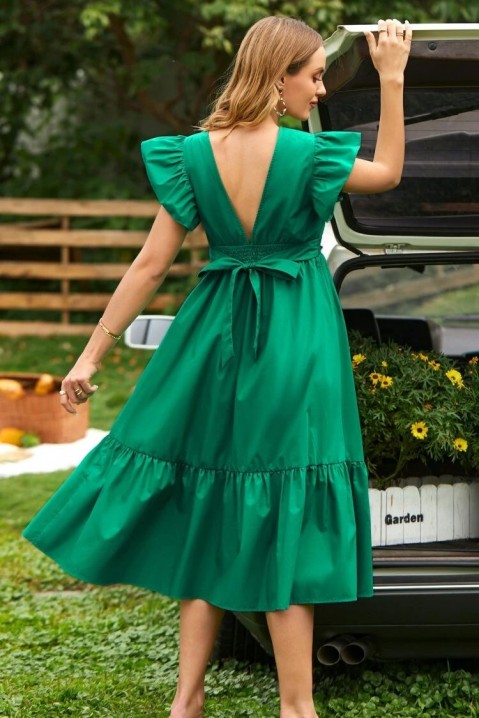 Рокля BENTIDA, Цвят: зелен, IVET.BG - Твоят онлайн бутик.