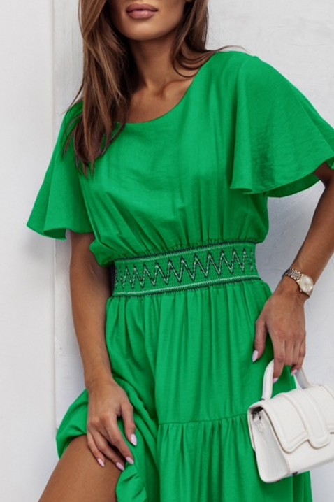 Рокля DELISELA GREEN, Цвят: зелен, IVET.BG - Твоят онлайн бутик.