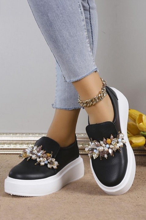 Дамски обувки MERFIOLDA, Цвят: черен, IVET.BG - Твоят онлайн бутик.