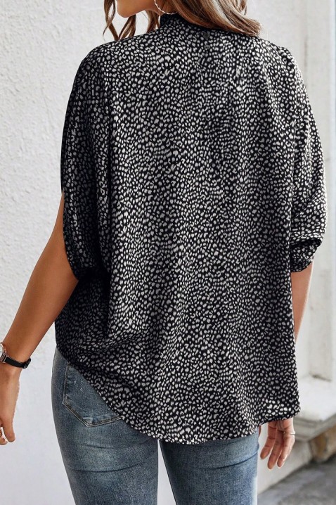 Дамска блуза RELDOMZA, Цвят: черен, IVET.BG - Твоят онлайн бутик.