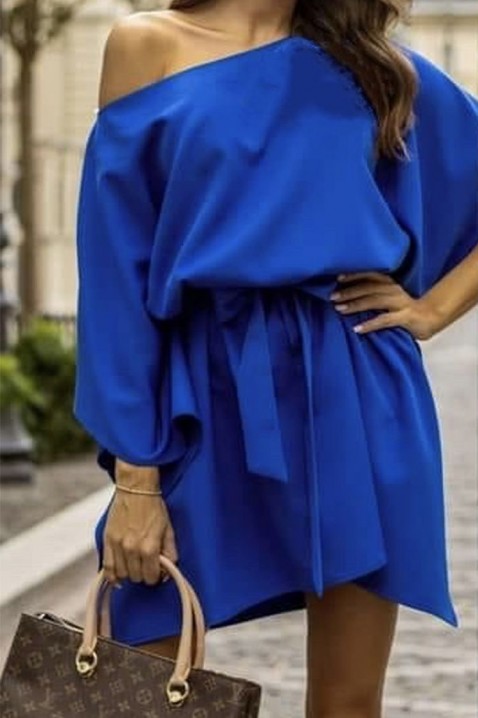 Рокля LARIONA BLUE, Цвят: син, IVET.BG - Твоят онлайн бутик.