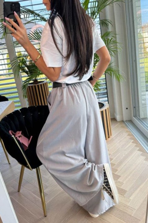 Панталон RELNARDA GREY, Цвят: сив, IVET.BG - Твоят онлайн бутик.
