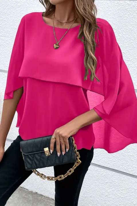 Дамска блуза ELDENTA FUCHSIA, Цвят: фуксия, IVET.BG - Твоят онлайн бутик.