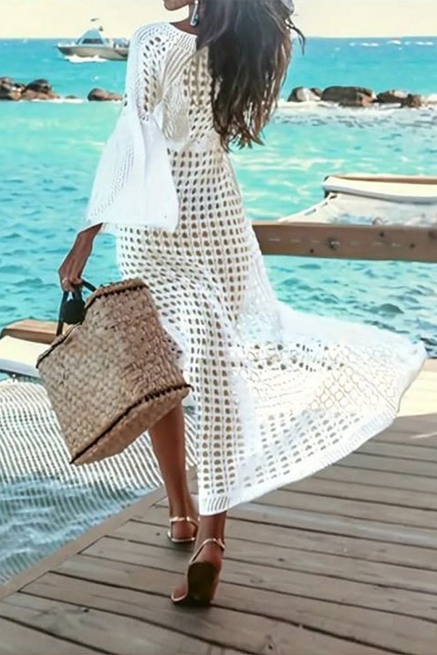 Плажна рокля HIPERLA, Цвят: бял, IVET.BG - Твоят онлайн бутик.