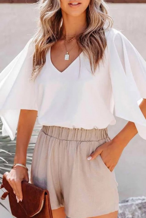 Дамска блуза RIOMELDA WHITE, Цвят: бял, IVET.BG - Твоят онлайн бутик.