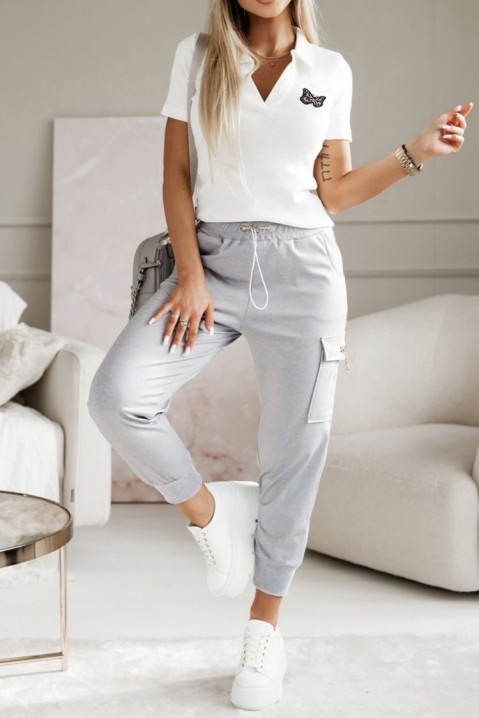 Дамска блуза MONTALSA WHITE, Цвят: бял, IVET.BG - Твоят онлайн бутик.