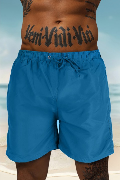 Мъжки плувни шорти KENVELO SKY, Цвят: светлосин, IVET.BG - Твоят онлайн бутик.