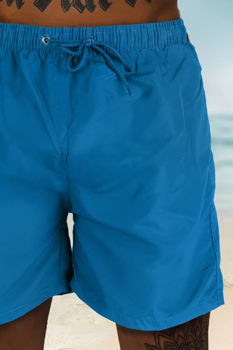 Мъжки плувни шорти KENVELO SKY, Цвят: светлосин, IVET.BG - Твоят онлайн бутик.