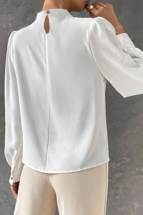 Дамска блуза RODENTA WHITE, Цвят: бял, IVET.BG - Твоят онлайн бутик.