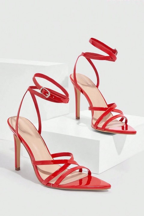 Дамски обувки LALINTA, Цвят: червен, IVET.BG - Твоят онлайн бутик.