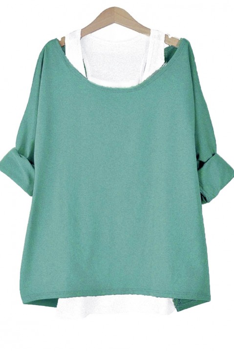 Дамска блуза POLANA GREEN, Цвят: зелен, IVET.BG - Твоят онлайн бутик.