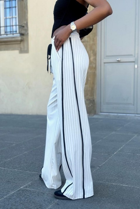 Панталон LAROLSA, Цвят: черно и бяло, IVET.BG - Твоят онлайн бутик.