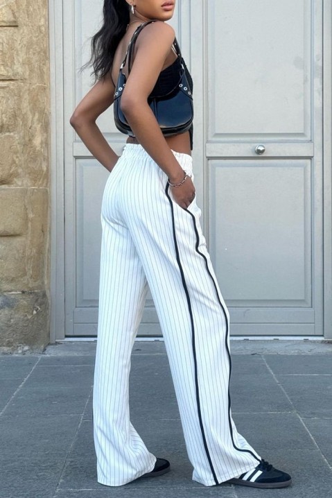 Панталон LAROLSA, Цвят: черно и бяло, IVET.BG - Твоят онлайн бутик.