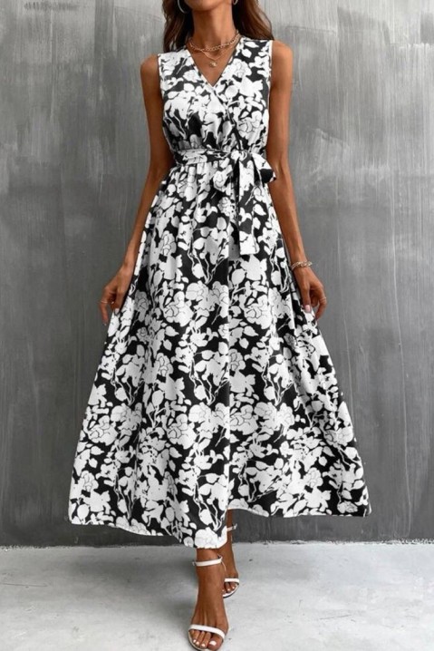 Рокля KASANERA WHITE, Цвят: черно и бяло, IVET.BG - Твоят онлайн бутик.