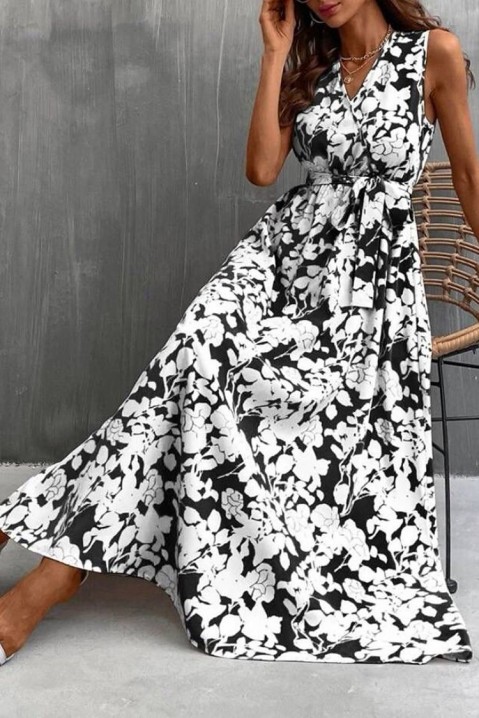 Рокля KASANERA WHITE, Цвят: черно и бяло, IVET.BG - Твоят онлайн бутик.