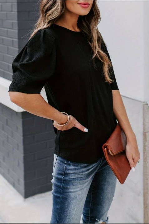 Дамска блуза FONTARA BLACK, Цвят: черен, IVET.BG - Твоят онлайн бутик.