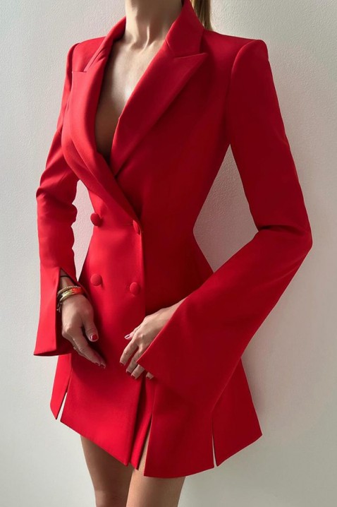 Рокля - блейзър MELFORDA RED, Цвят: червен, IVET.BG - Твоят онлайн бутик.