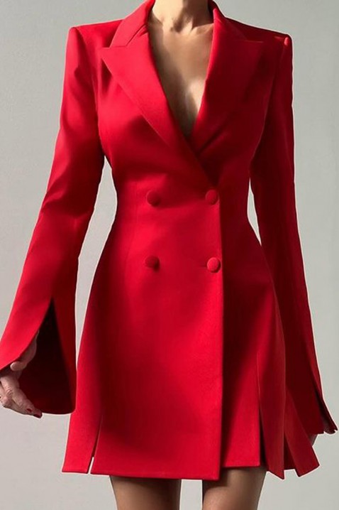 Рокля - блейзър MELFORDA RED, Цвят: червен, IVET.BG - Твоят онлайн бутик.