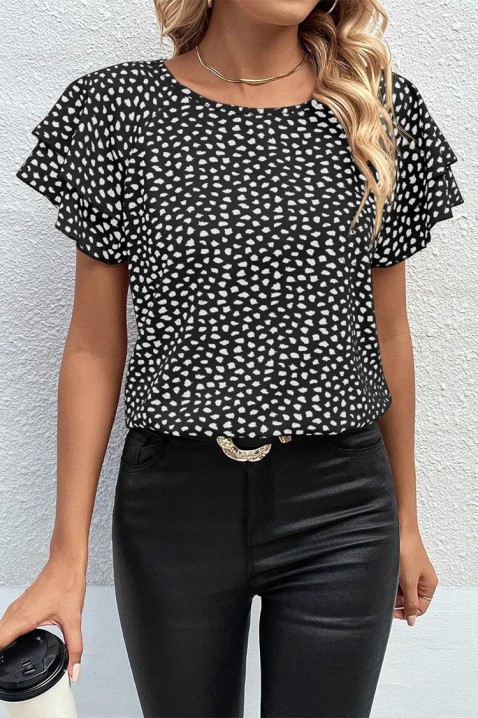 Дамска блуза LIPEALDA BLACK, Цвят: черен, IVET.BG - Твоят онлайн бутик.