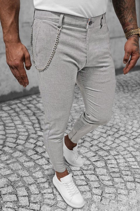 Мъжки панталон TRENTO GREY, Цвят: сив, IVET.BG - Твоят онлайн бутик.